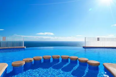 Image de Agréable appartement avec climatisation, piscine, Wifi, Tv, terrasse et vue panoramique