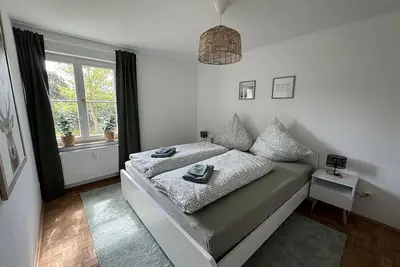 Image de Stylish city retreat near the Elbe - King-size bed