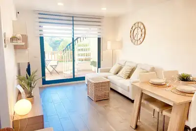 Appartement 'Atico Solarium La Cala' avec vue sur mer, Wi-Fi et climatisation