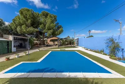 Image de Casa De Campo La Viña' avec vue sur la montagne, Wi-Fi et climatisation