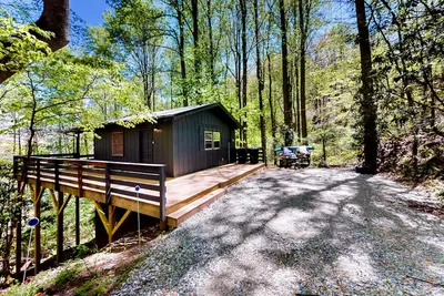 Image de Mountainside escape with Nantahala Lake views & serene deck - dog-friendly