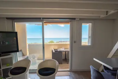 Image de Riboleys - T2 climatisé avec piscine face à la mer