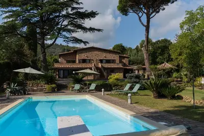 Image de Maison de vacances privée avec climatisation, piscine privée, Wifi, Tv, terrasse, parking