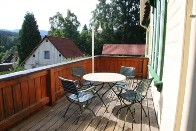 Image de Villa 'Ferienwohnung Charlotte' avec terrasse partagée, jardin partagé et Wi-Fi