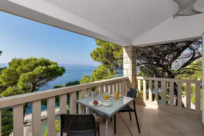 Image de Appartement de vacances Brela pour 1 - 3 personnes avec 1 chambre à coucher - Maison de vacances