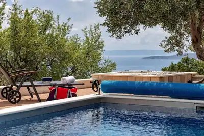 Image de Appartement de vacances Brela pour 1 - 4 personnes avec 1 chambre à coucher - Maison de vacances