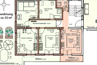 Image de Appartement Typ A - Ferienwohnungen Haus Christophorus