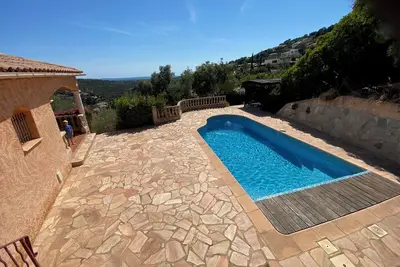 Image de Villa « Lucio » avec vue sur la mer, Wi-Fi et climatisation