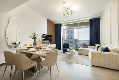 Image de Panoramic Pool Views | High-End 1br in Jvc