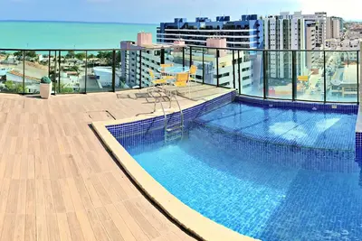Image de Vacanze - Edf. Gales de Pajuçara Apt. 705, Piscina na Cobertura e Academia