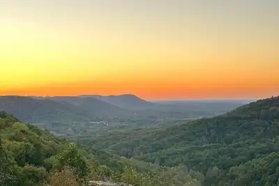 Image de New! Mountain Top A-Frame cabin, The Triangles-Gorgeous View, Hot Tub!