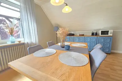 Image de Ferienwohnung Meeresbrise Norddeich - Herzlich Willkommen in Unserer Wohnung Meeresbrise mit Balkon!