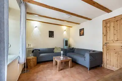 Image de Appartement 'Ferienhaus Fichtelberg Apartement B' avec vue sur la montagne, terrasse privée et Wi-Fi