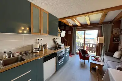 Image de Charmant Appartement à Val Cenis Lanslevillard - 4 pers, 55m², Proche Pistes et Commerces