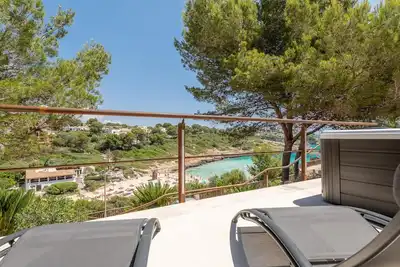 Image de Cala Mendia Beach House 2 es with direct access to the beach and sea views