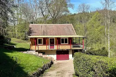 Image de Chalet en pleine forêt- Les Cabanes de la Vallée