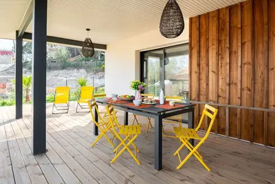 Image de Magnifique maison de vacances privée pour 8 personnes avec Wifi, Tv, terrasse et animaux admis