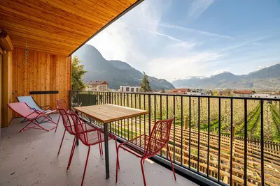 Image de Appartement 'Villa Rosa Unterschöberlehof - Anna' avec vue sur la montagne, Wi-Fi et climatisation