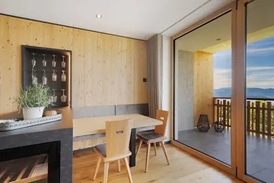 Image de Appartement 'Lodge Lavendel' avec vue sur la montagne, terrasse privée et sauna privé