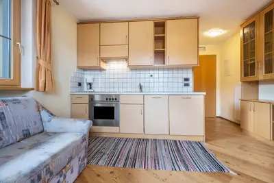 Image de Appartement dans un hôtel 'Residence Oberhauser Apt 3' avec vue sur les montagnes