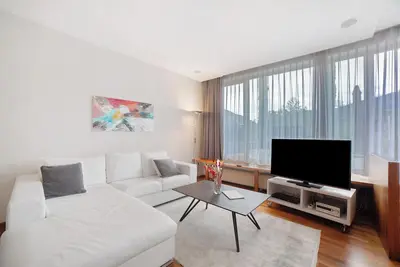 Image de Studio 'Faselehof Loftapartment Carat' avec vue sur la montagne, piscine partagée et Wi-Fi