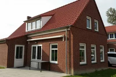 This property is a detached rural holiday home with the terrace facing south.