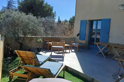 Image de A louer jolie maison de village 4/5 pers avec terrasse, spa et vue dégagée