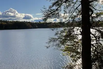 Image de Lakefront house with large deck and private dock