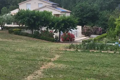 Image de Grande maison avec piscine chauffée et spa
