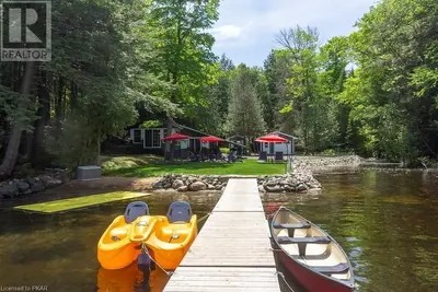 Ferry Glen Falls on Chandos Lake