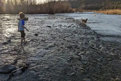Image de Private tent camping along the Salmon River on 165-acre Farm.