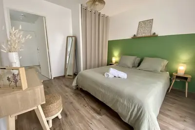 Image de Modern appartement pour 4pers near aeroport, Eurexpo and Lyon- terrasse-parking