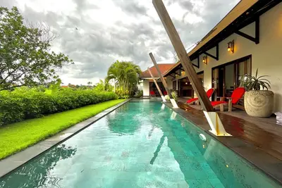 Image de Tropical villa, quiet location with ricefield view