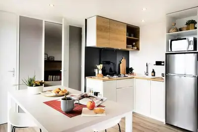 Image de Cottage Etoile \"Vue Lac\" überdachte Terrasse (optional Heizung/Klima, Tv) neue 2023 4 bis 6 Personen - 4 Pers. im Preis inbegriffen