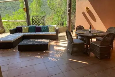 Image de Villa Pampasgiolu à 200 m de la plage pour six personnes