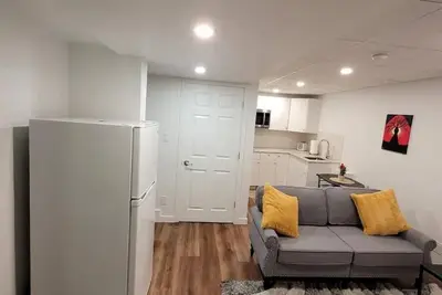 Image de Luxury two bedroom in a modern basement.