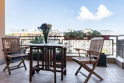 Image de Views of Mondello Flat with Terraces and Parking