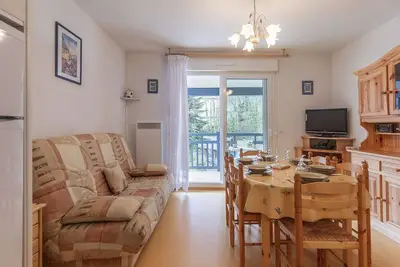 Image de Cauterets : Duplex 4 pers avec balcon, parking, proche thermes et randonnées