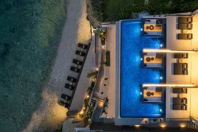 Image de Spectacular Zakynthos Villa | Villa Stella | 3 Bedrooms | Beachfront Villa with Private Pool & Jacuzzi | Neromilos