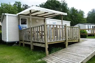Image de Mobil home pour tous - Climatise - Adapté aux personnes à mobilité réduite 4 à 6 personnes - 4 pers. inclus dans le tarif