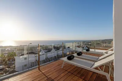Maison de vacances 'Karat Villa Graphite' avec vue sur la mer, Wi-Fi et climatisation