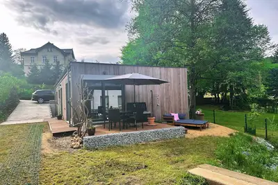 Image de Maison de vacances 'Schmidtsches Quartier' avec vue sur les montagnes, terrasse privée et Wi-Fi