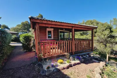 Image de Chalet climatisé avec piscine au Cap d' Agde.