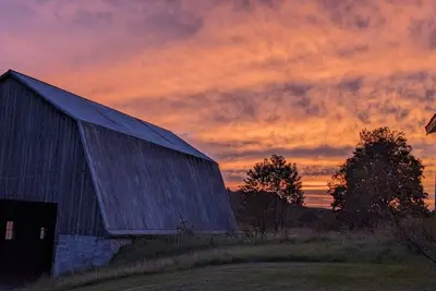 Image de Rv boondocking spot on our 165 acre farm with salmon river!