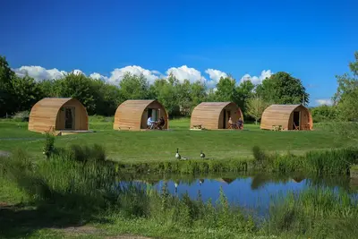 Image de Somerset glamping pod with access to adventure activities.