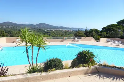 Image de Ferienhaus mit Blick auf Grimaud - Ferienhaus