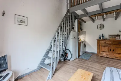 Image de Maison mitoyenne 300m de la plage avec cour et parking - 4 pers, Non Fumeur