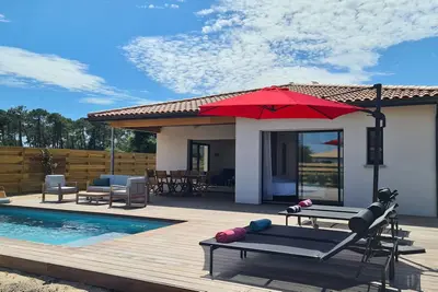 Image de Villa classée 5* Montalivet Vensac Océan à 15min de la mer et marché à pied