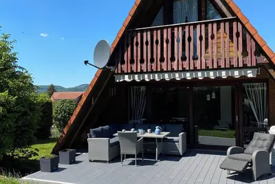 Image de Gemütliches Holzhaus in Wolfshagen im Harz. Familienfreundlich