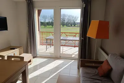 Cap Frehel T3 Duplex vue Golf des Sables D'or, à 700m de la Plage, Avec Piscine